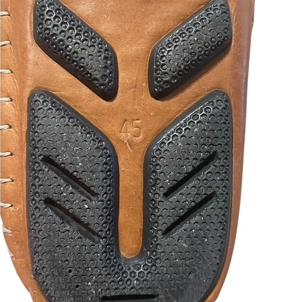 Pikolinos Jerez‎ die cut leather moccasin, Brandy, Size 45 US 11/11.5, EUC